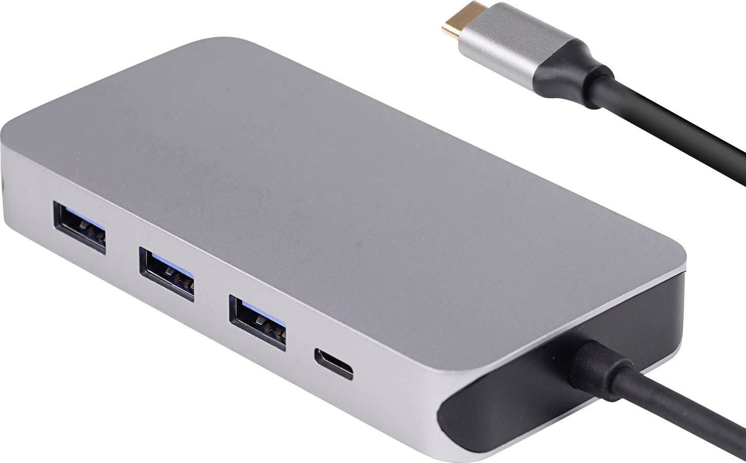 Renkforce 29039c277 USB-C® Notebook Dockingstation Passend für Marke (Notebook Dockingstations): Universal, Apple  inkl. Ladefunktion