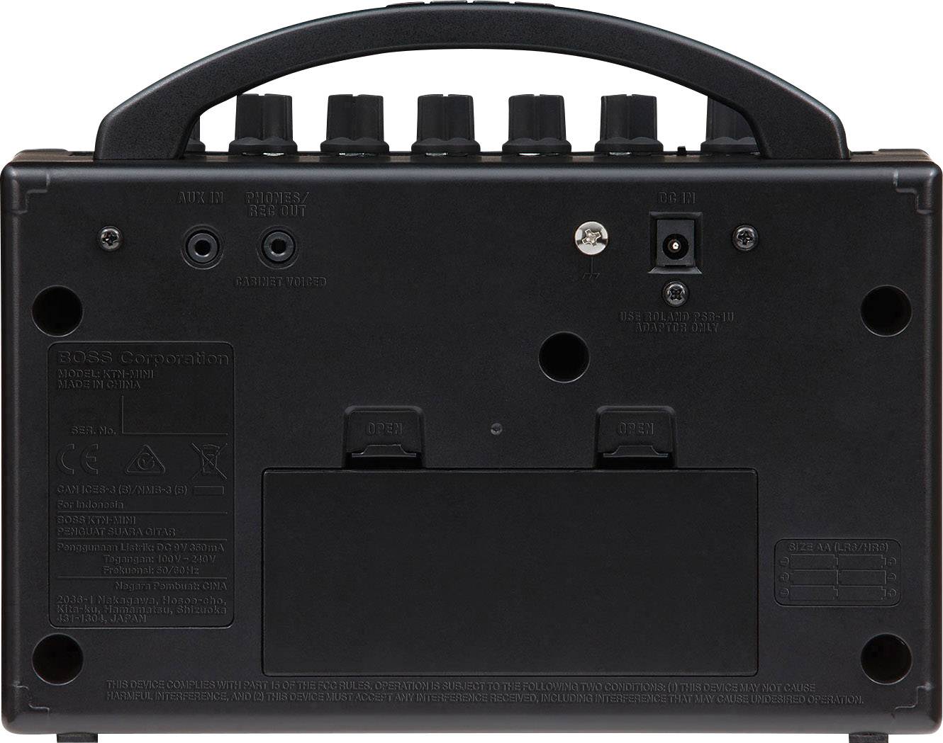 BOSS Katana Mini E-Gitarrenverstärker Schwarz