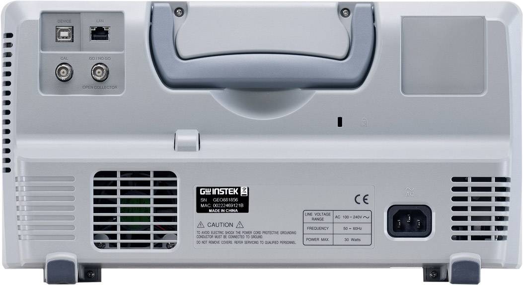 GW Instek GDS-1104B Digital-Oszilloskop 100MHz 1 GSa/s 10 Mpts 8 Bit 1St.