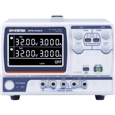 Gw Instek Gpe 2323 Labornetzgerat Einstellbar 0 32v 0 3a 192w Anzahl Ausgange 2 X Versandkostenfrei A043 Voelkner Direkt Gunstiger