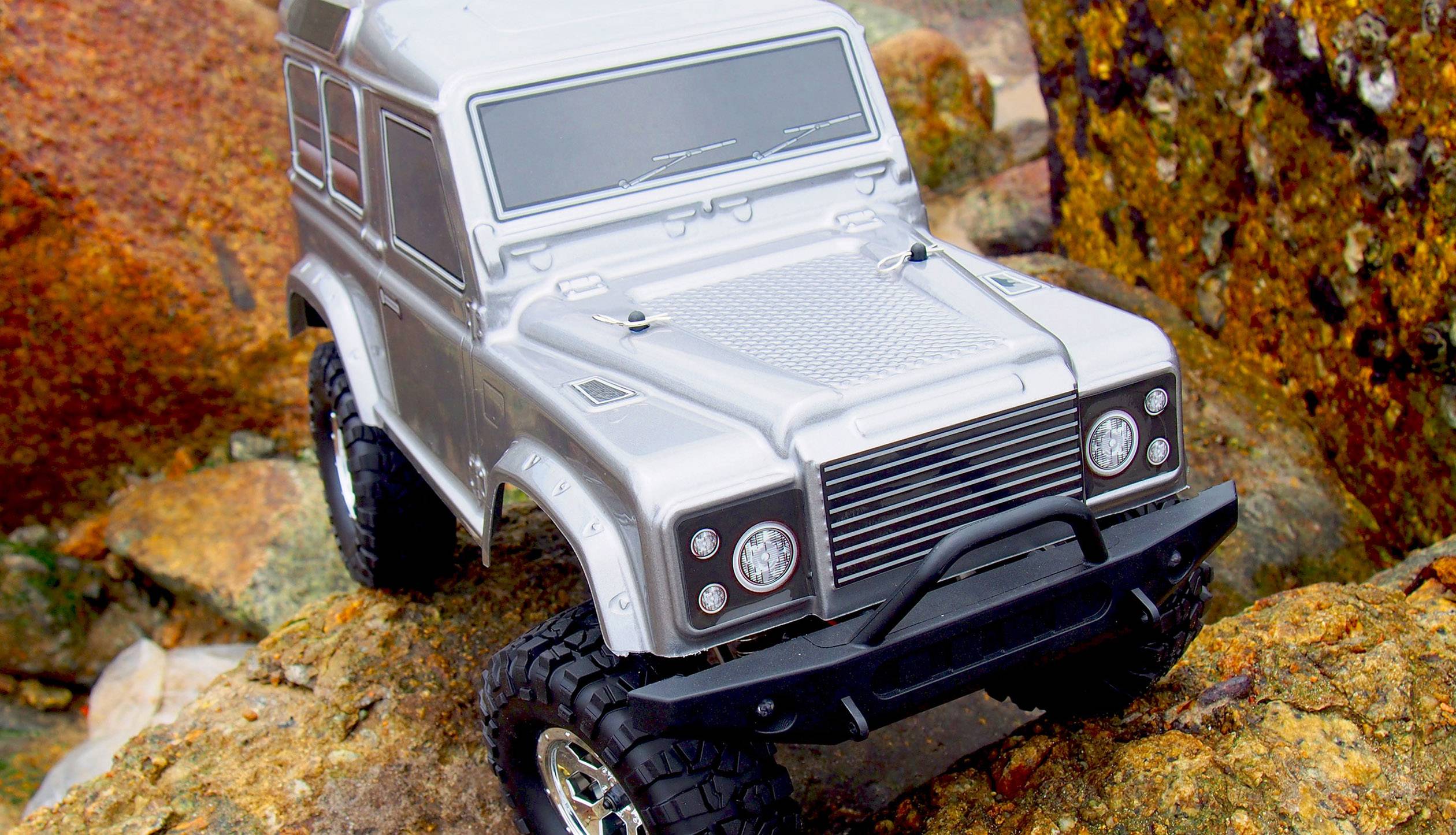 Amewi AMXRock Cruiser Brushed 1:10 RC Modellauto Elektro Crawler Allradantrieb (4WD) RtR 2,4GHz Inkl. Akku und Ladegerät