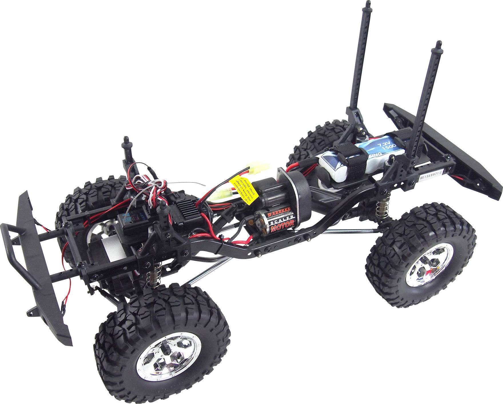 Amewi AMXRock Cruiser Brushed 1:10 RC Modellauto Elektro Crawler Allradantrieb (4WD) RtR 2,4GHz Inkl. Akku und Ladegerät