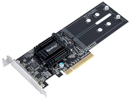 NAS M2D18 Adapter für zwei M.2 SATA SSD NVMe