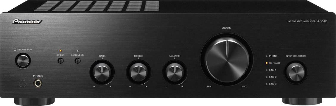 Pioneer A-10AE-B Stereo-Verstärker 2 x 50 W Schwarz