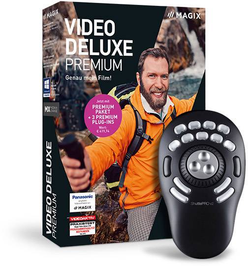 Magix Video deluxe Shuttle Edition Vollversion, 1 Lizenz Windows Videobearbeitung