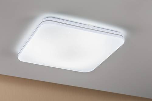 Paulmann Costella 70903 LED-Deckenleuchte Weiß 22W Leuchtfarbe einstellbar, Mit Sterneneffekt