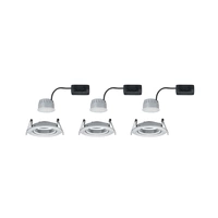Paulmann 93487 Nova Einbauleuchte 3er Set LED LED 18W Aluminium (gedreht) Paulmann 93487 Nova Einbauleuchte 3er Set LED LED 18W Aluminium (gedreht)