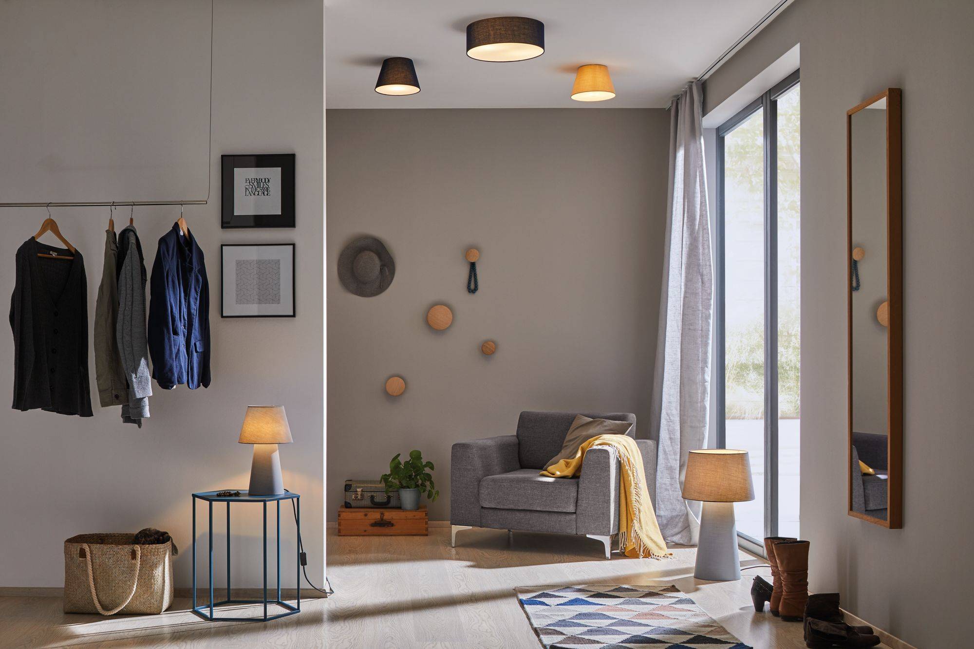 Paulmann 70951 Mari Deckenleuchte LED E27 40W Blau