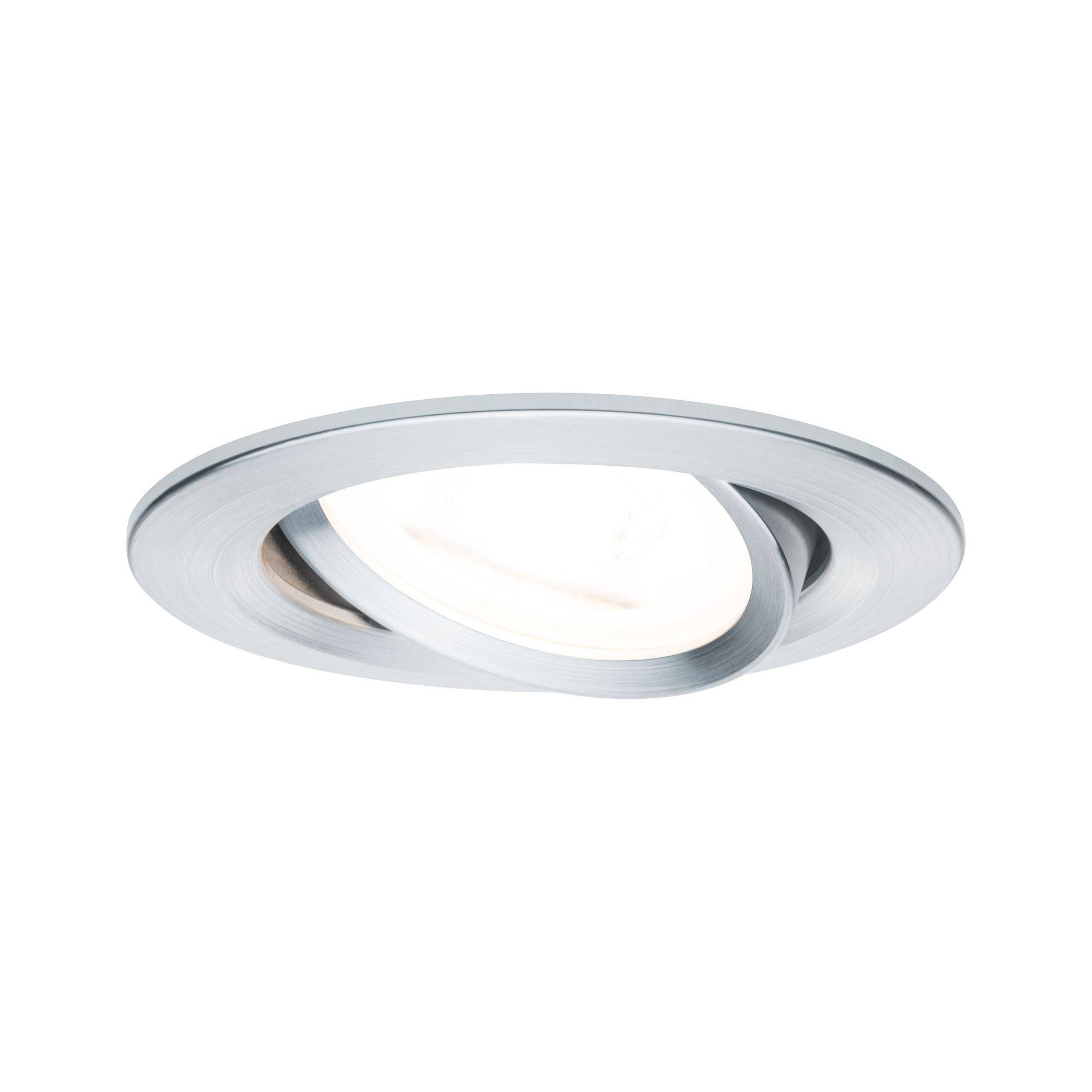 Paulmann 93468 Nova Einbauleuchte LED GU10 6.5W Aluminium (gedreht)
