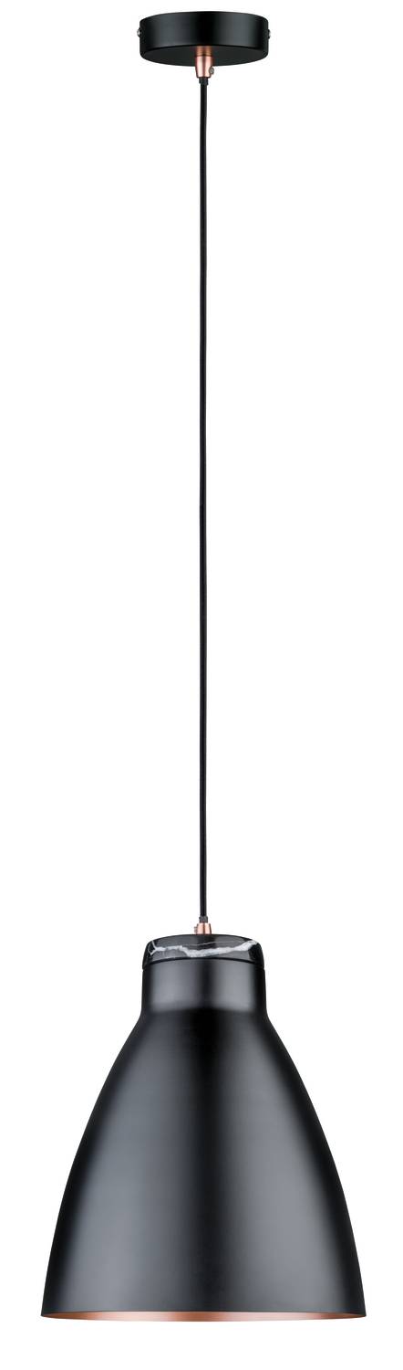 Paulmann Neordic Rolad 79609 Pendelleuchte LED E27 20W Kupfer matt, Schwarz (matt)