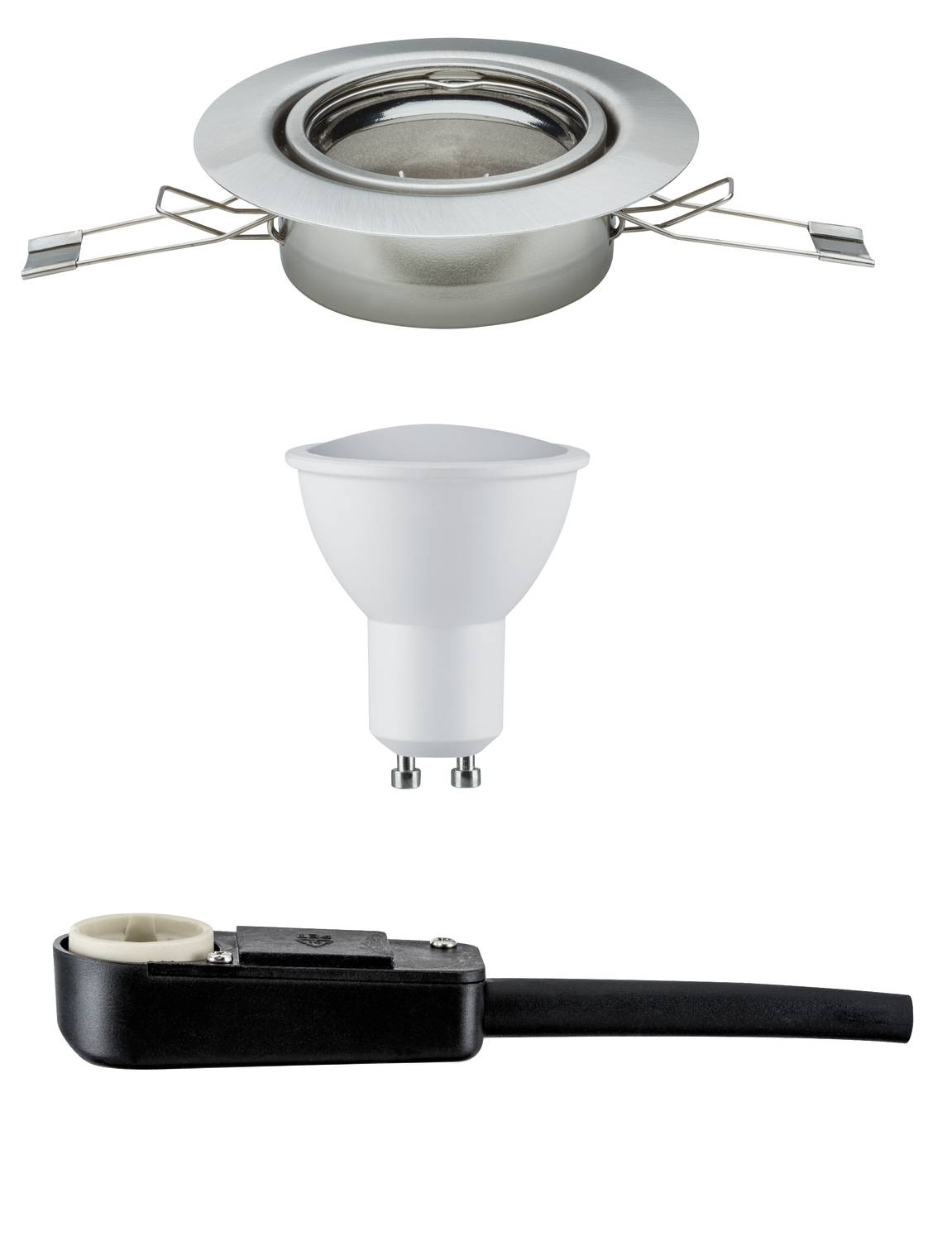 Paulmann 3962 3962 Einbauleuchte   LED GU10 3 W Edelstahl