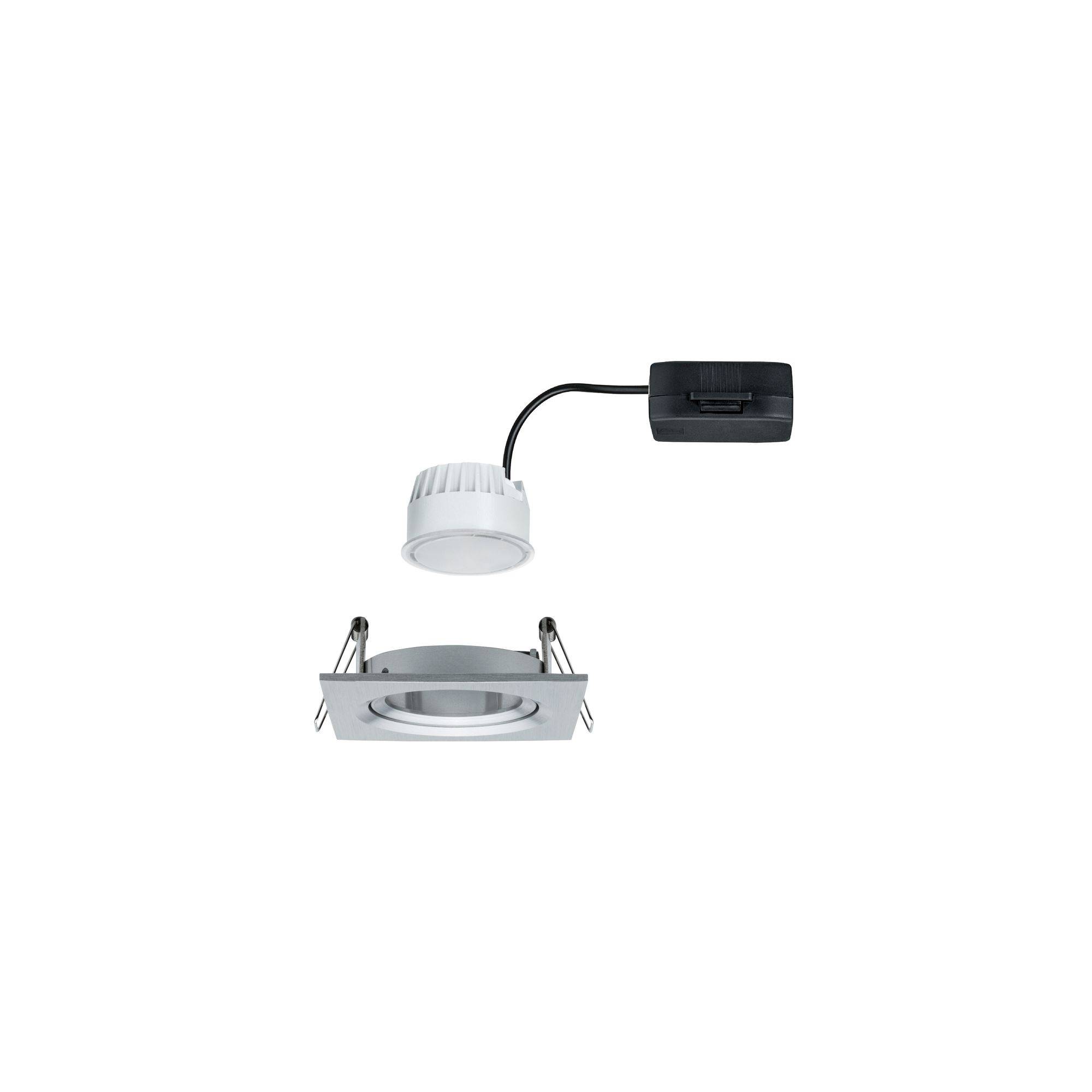 Paulmann 93455 Nova Einbauleuchte LED LED 6W Aluminium (gedreht)