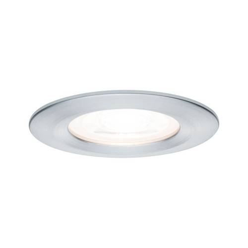 Paulmann Nova Bad-Einbauleuchte LED GU10 6.5W IP44 Aluminium (gedreht)
