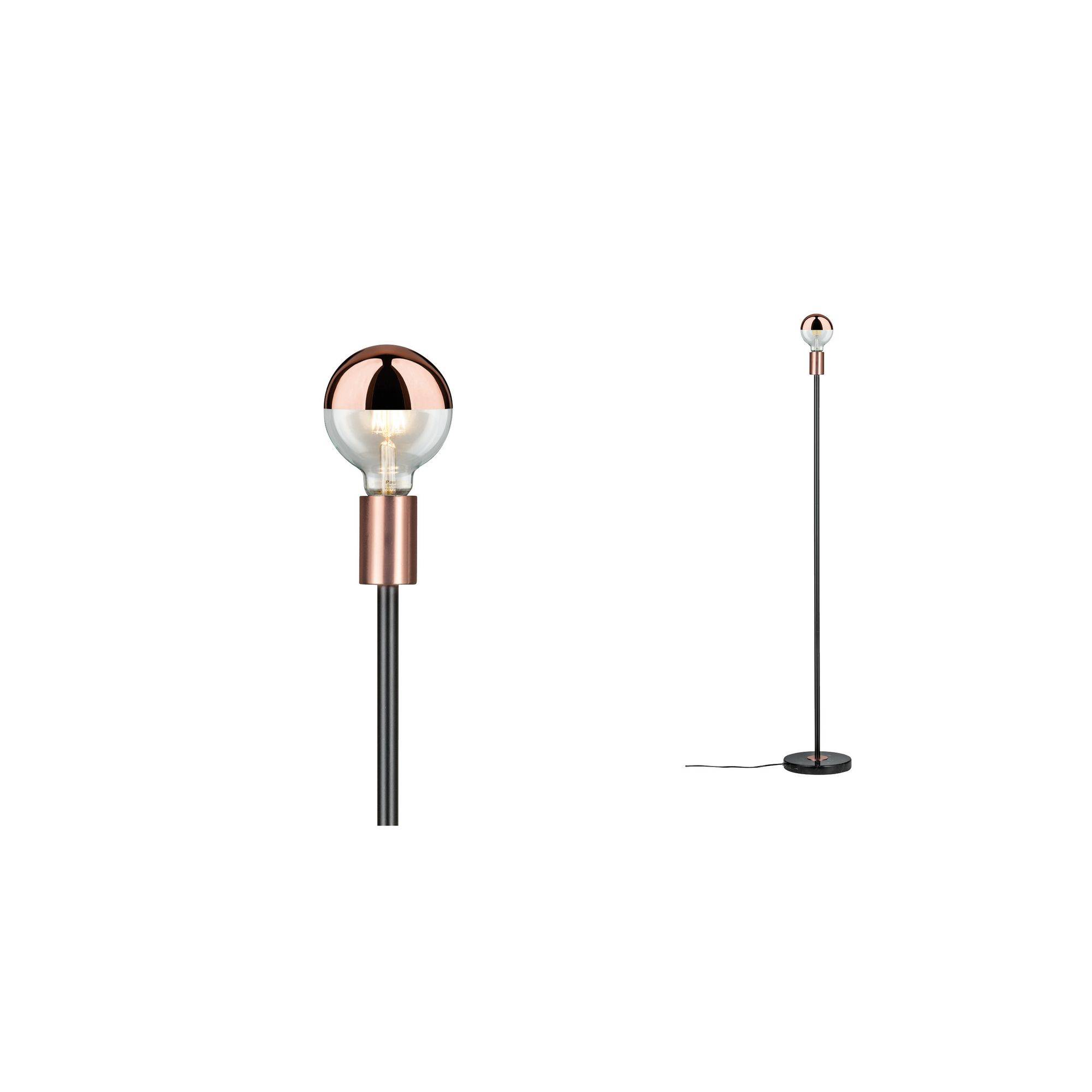 Paulmann Neordic Nordin 79614 Stehlampe LED E27 20W Schwarz, Kupfer matt