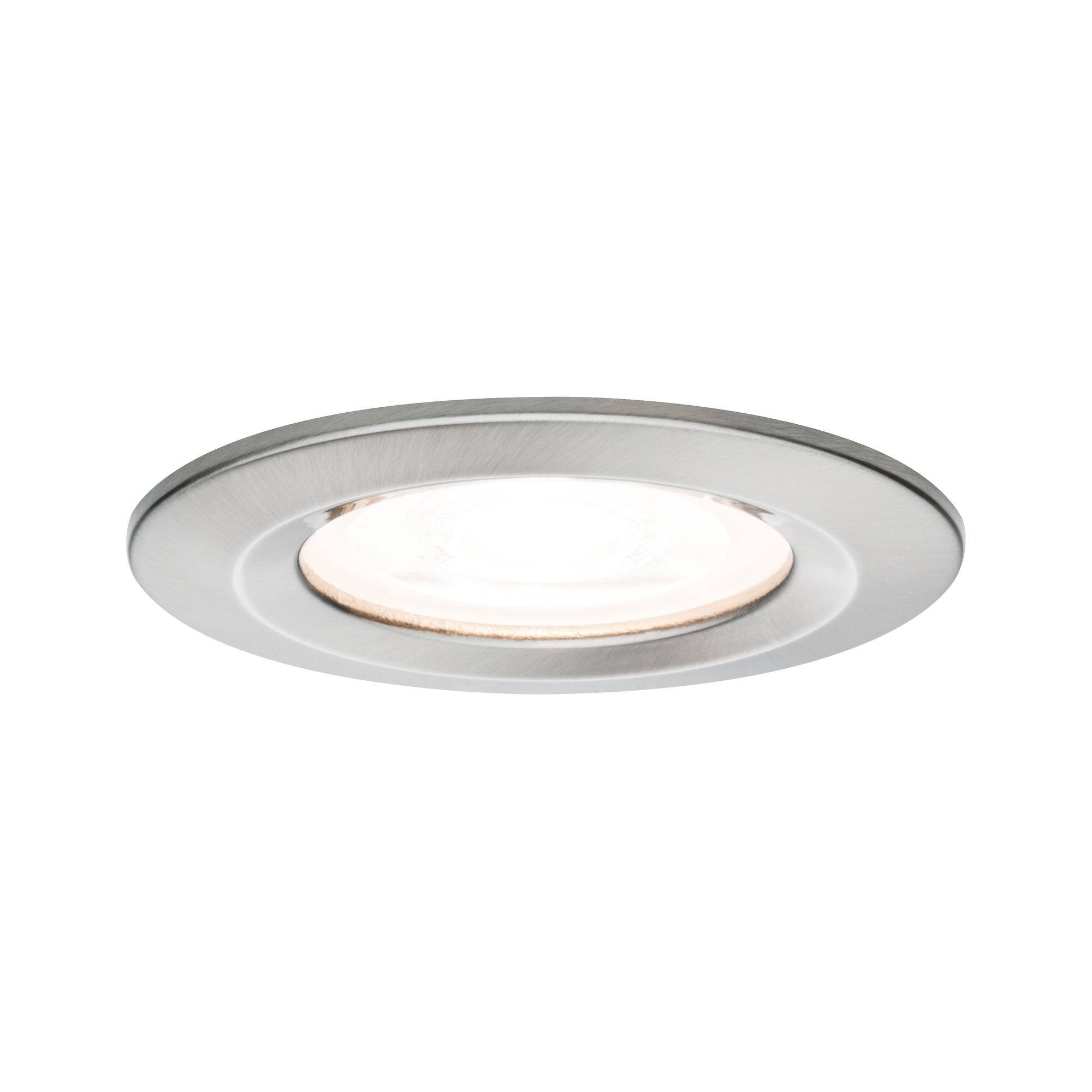 Paulmann Nova Bad-Einbauleuchte LED GU10 6.5W IP44 Edelstahl