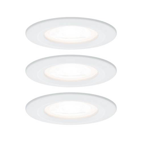 Paulmann Bad-Einbauleuchte 3er Set 19.5 W Weiß (matt)