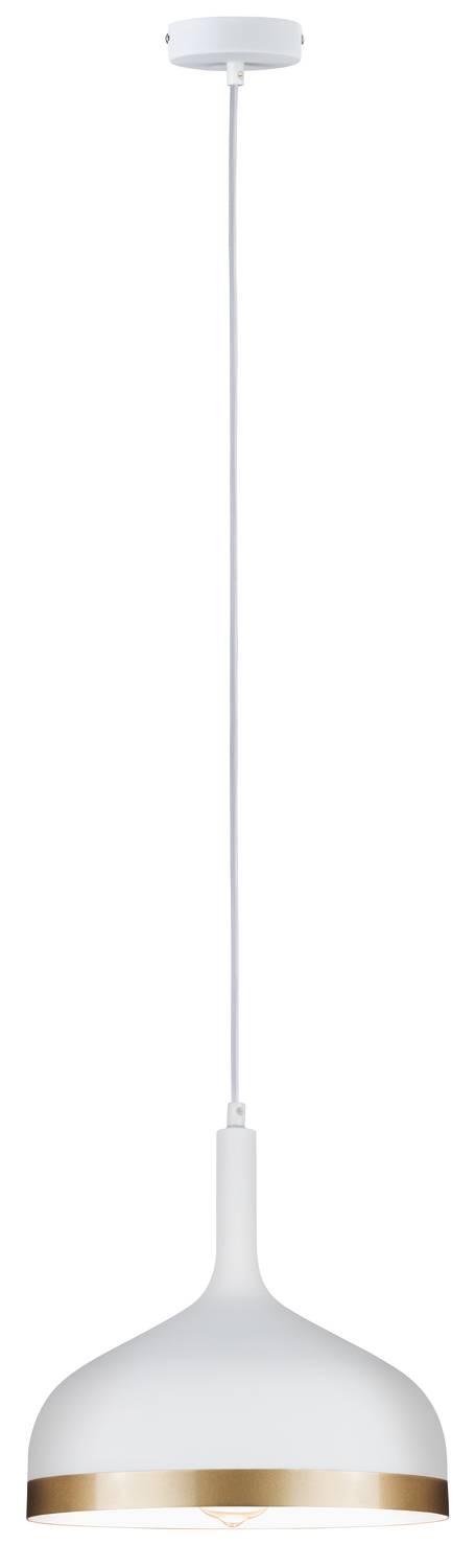 Paulmann Neordic Embla 79628 Pendelleuchte LED E27 20W Weiß (matt), Gold