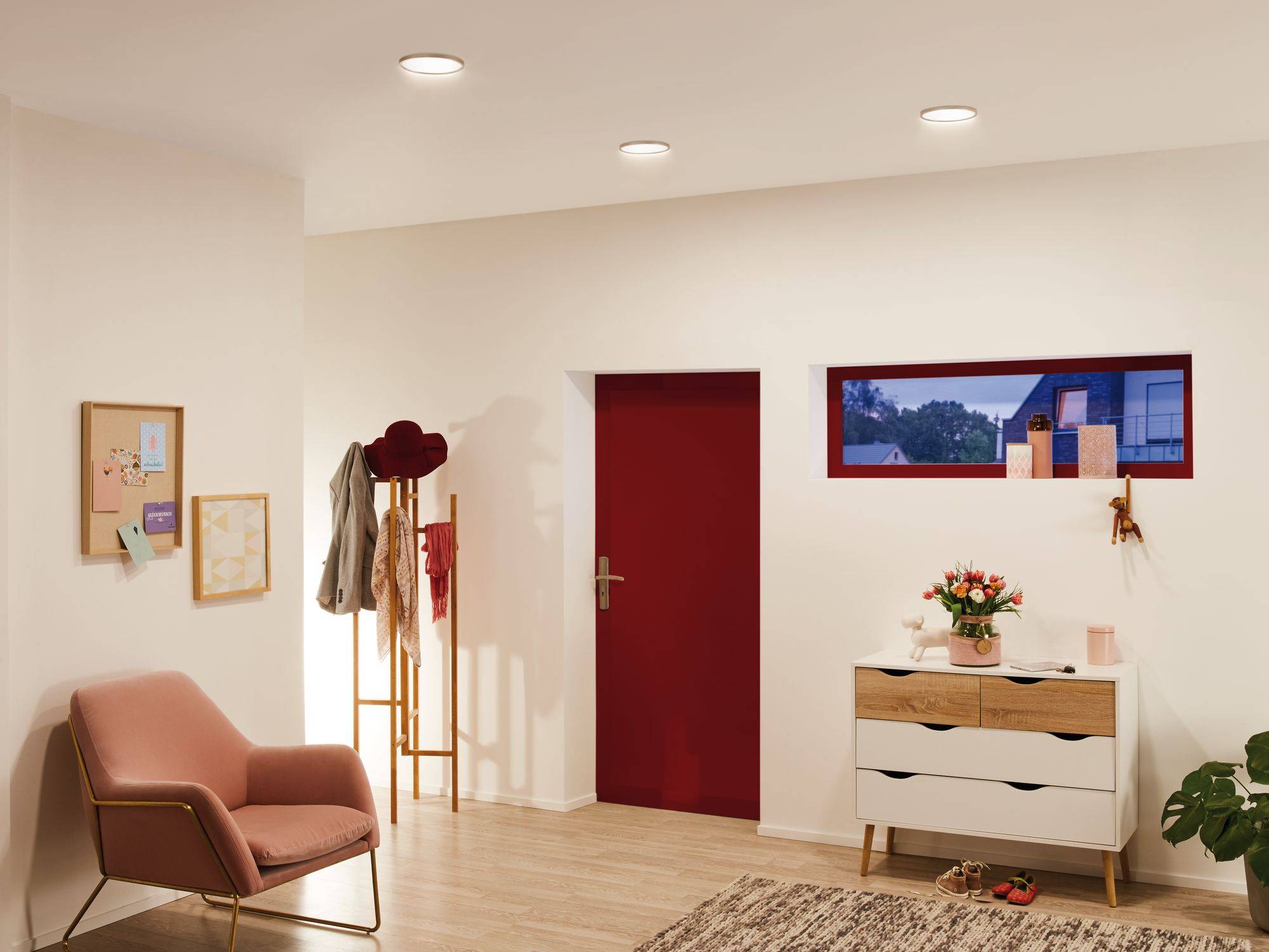 Paulmann 92946 Areo LED-Einbaupanel LED LED fest eingebaut 12 W Nickel (matt)