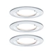Paulmann Nova Bad-Einbauleuchte 3er Set LED LED 18W IP44 Chrom (glänzend) Paulmann Nova Bad-Einbauleuchte 3er Set LED LED 18W IP44 Chrom (glänzend)