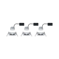 Paulmann Nova Bad-Einbauleuchte 3er Set LED LED 18W IP44 Chrom (glänzend) Paulmann Nova Bad-Einbauleuchte 3er Set LED LED 18W IP44 Chrom (glänzend)