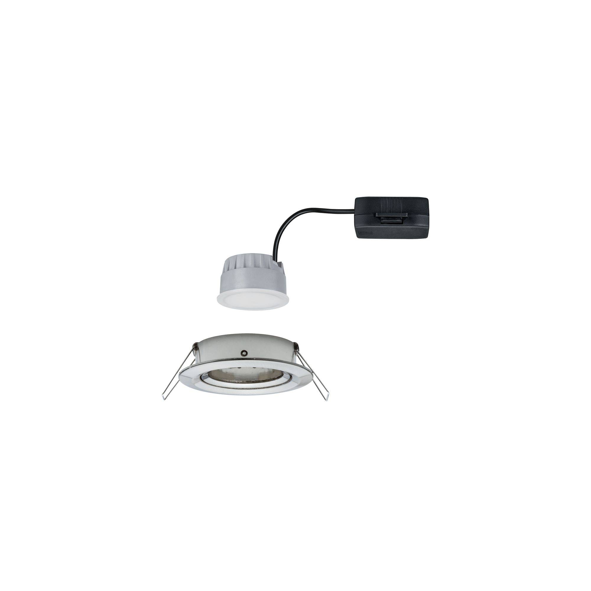 Paulmann 93482 Nova Einbauleuchte LED LED 6W Eisen (gebürstet)