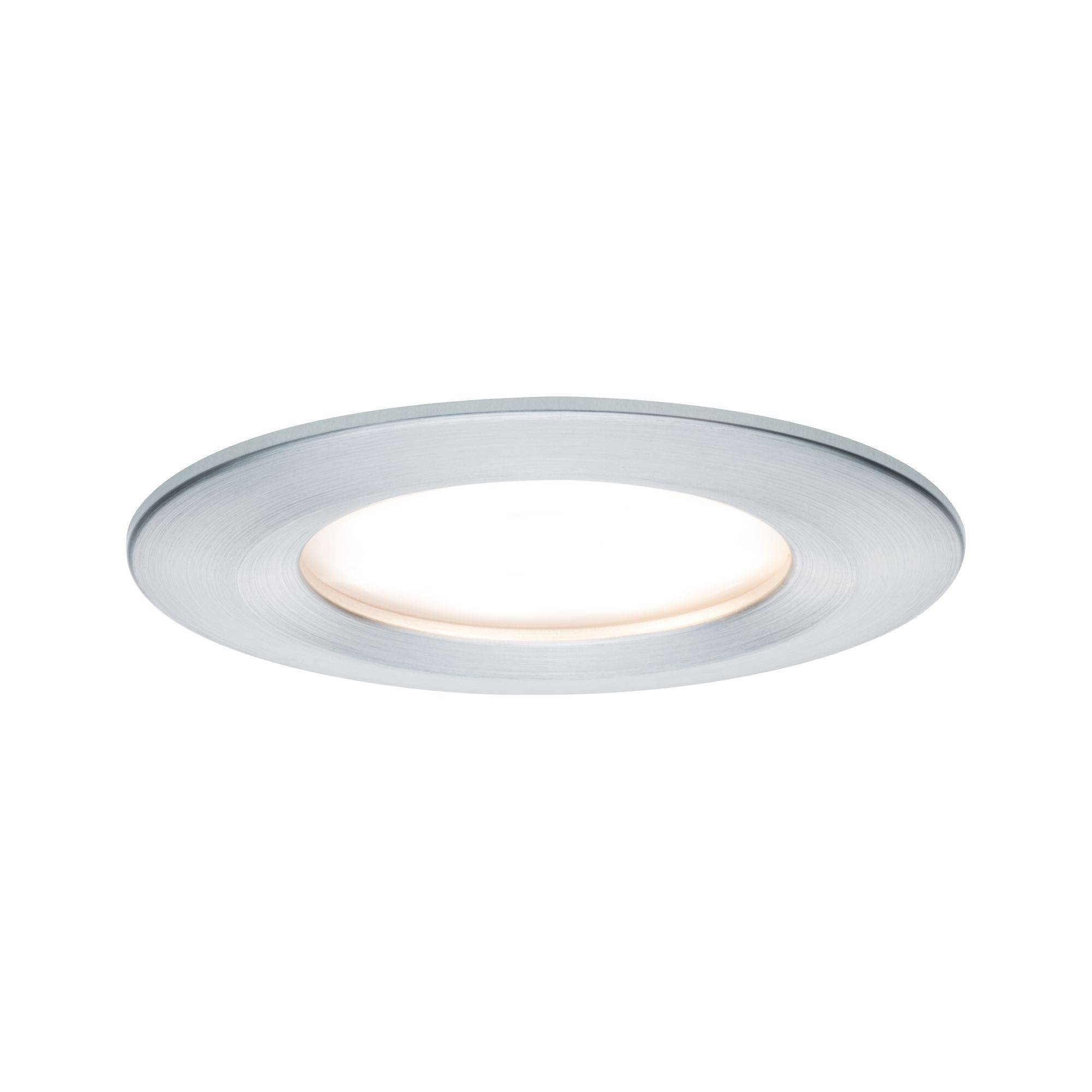 Paulmann Nova Bad-Einbauleuchte LED LED 6 W IP44 Aluminium (gedreht)