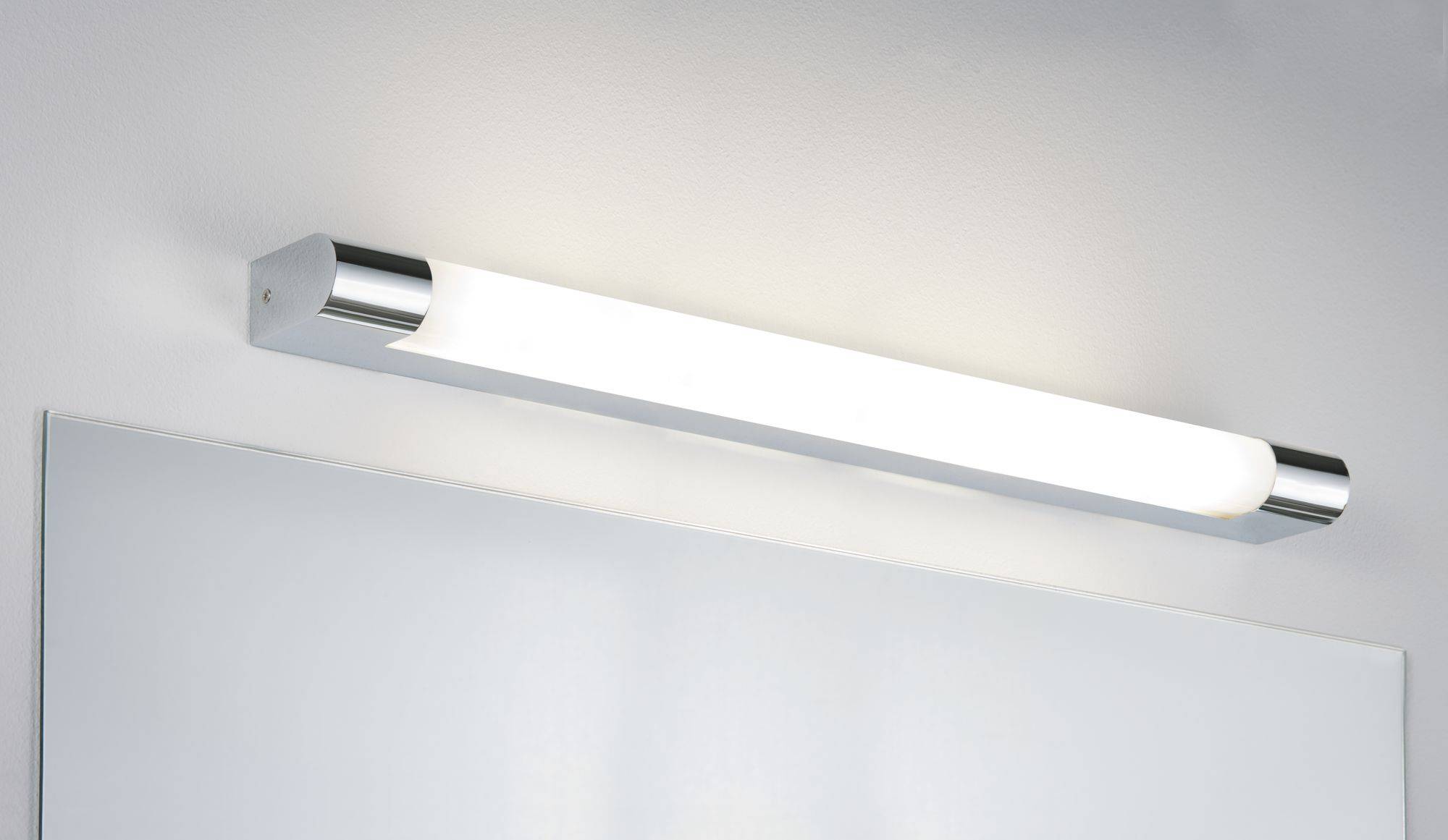Paulmann Mizar 79716 LED-Spiegelleuchte 10.5W Warmweiß Chrom, Weiß