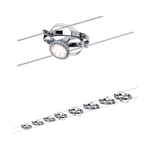 Paulmann Cardan 94153 Seil-Komplettsystem GU5.3 80 W Chrom, Chrom (matt)
