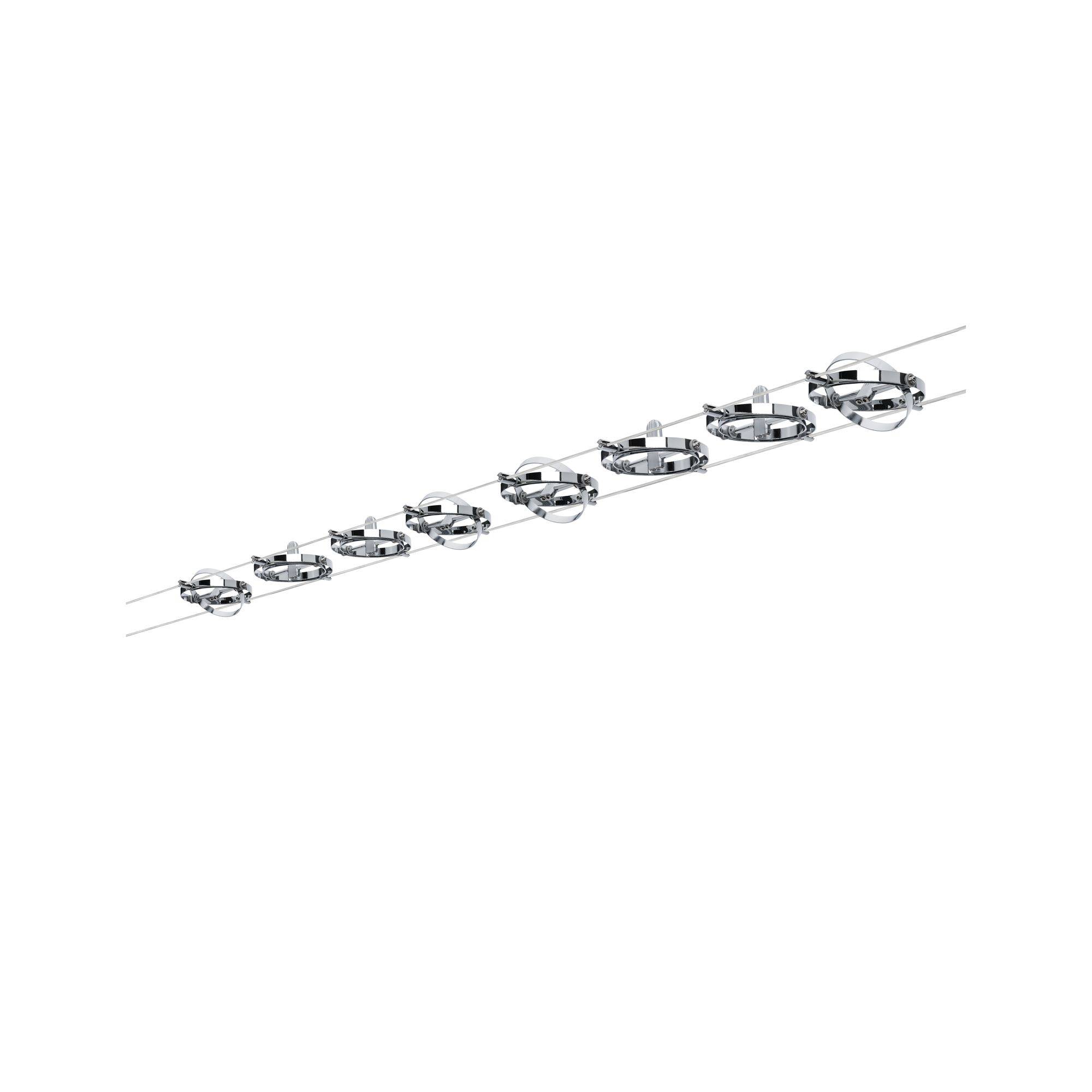 Paulmann Cardan 94153 Seil-Komplettsystem GU5.3 80W Chrom, Chrom (matt)