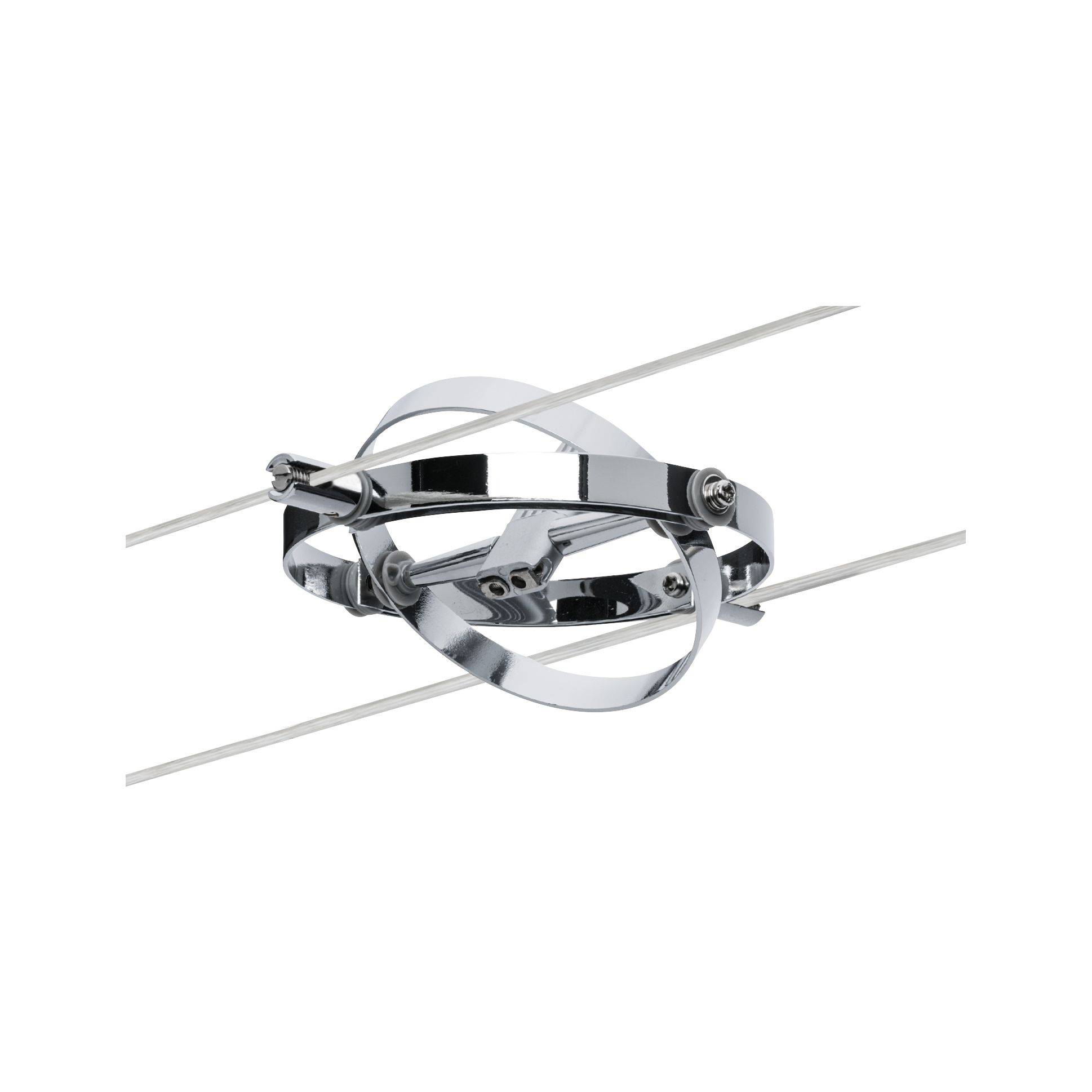 Paulmann Cardan 94153 Seil-Komplettsystem GU5.3 80W Chrom, Chrom (matt)