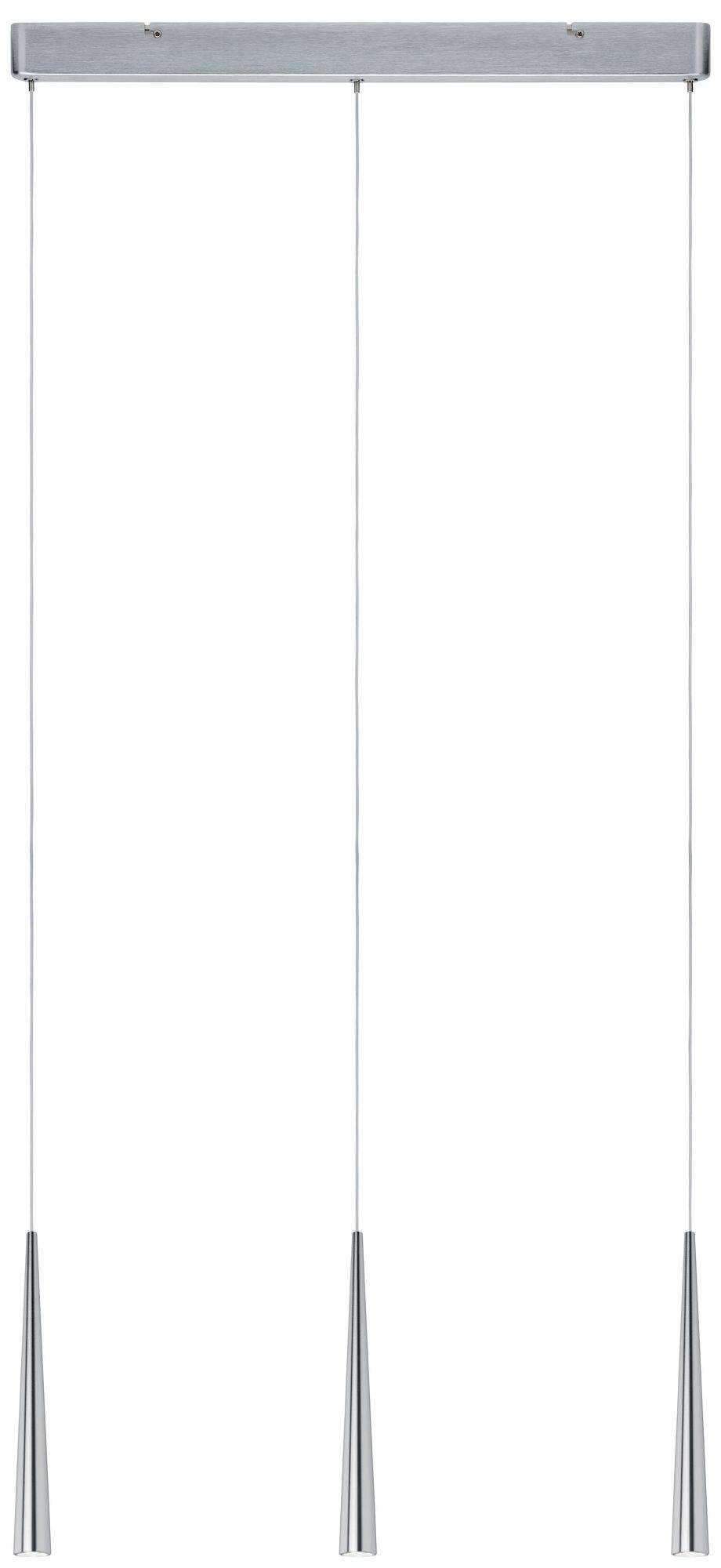 Paulmann Gutta 70930 LED-Pendelleuchte LED LED fest eingebaut 21 W Aluminium (gebürstet)