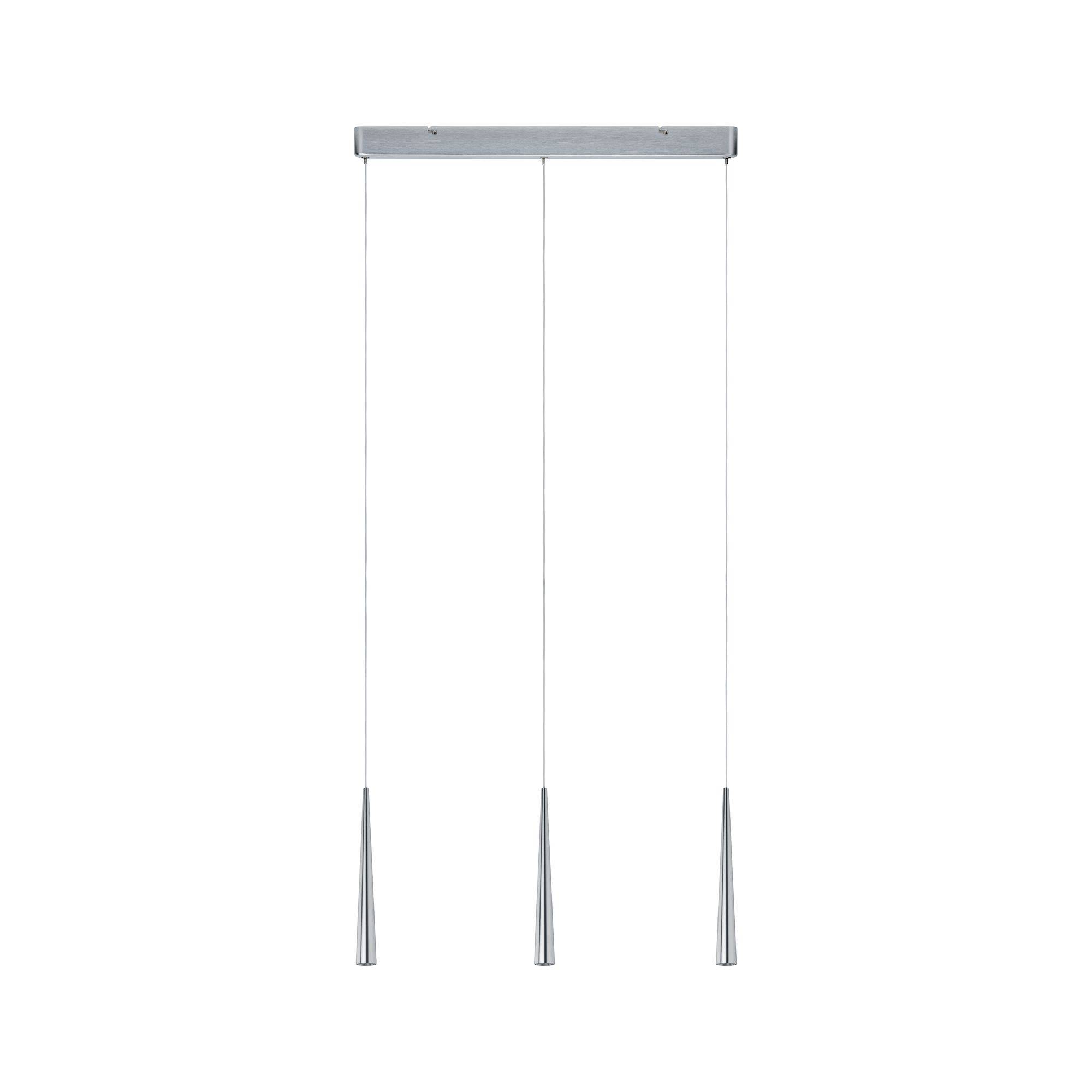 Paulmann Gutta 70930 LED-Pendelleuchte LED LED fest eingebaut 21 W Aluminium (gebürstet)