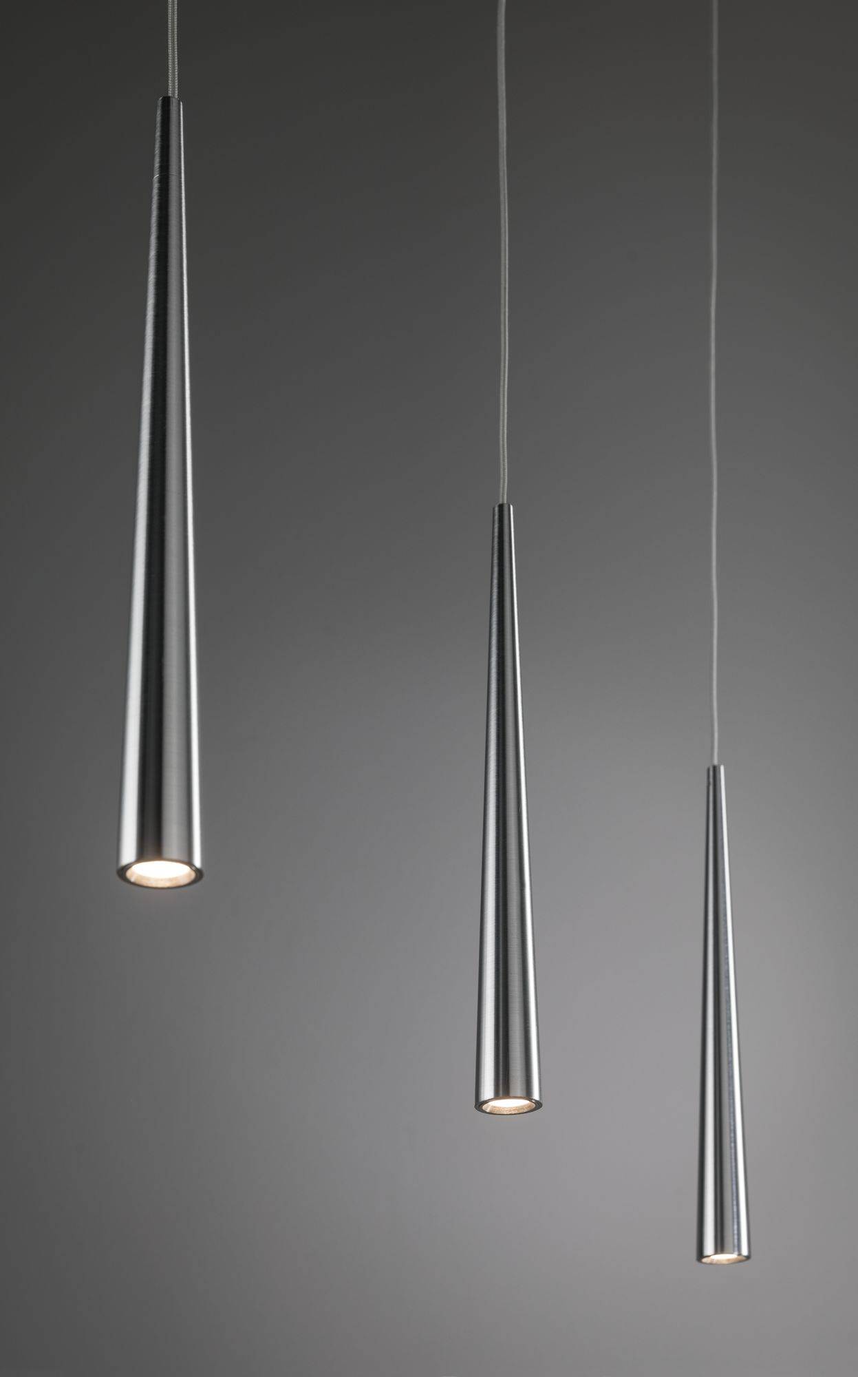 Paulmann Gutta 70930 LED-Pendelleuchte LED LED fest eingebaut 21 W Aluminium (gebürstet)