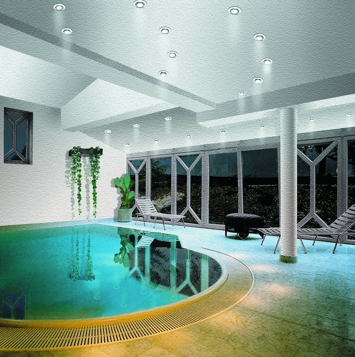 Paulmann Premium Line Bad-Einbauleuchte LED GU10 50W IP44 Weiß (glänzend)