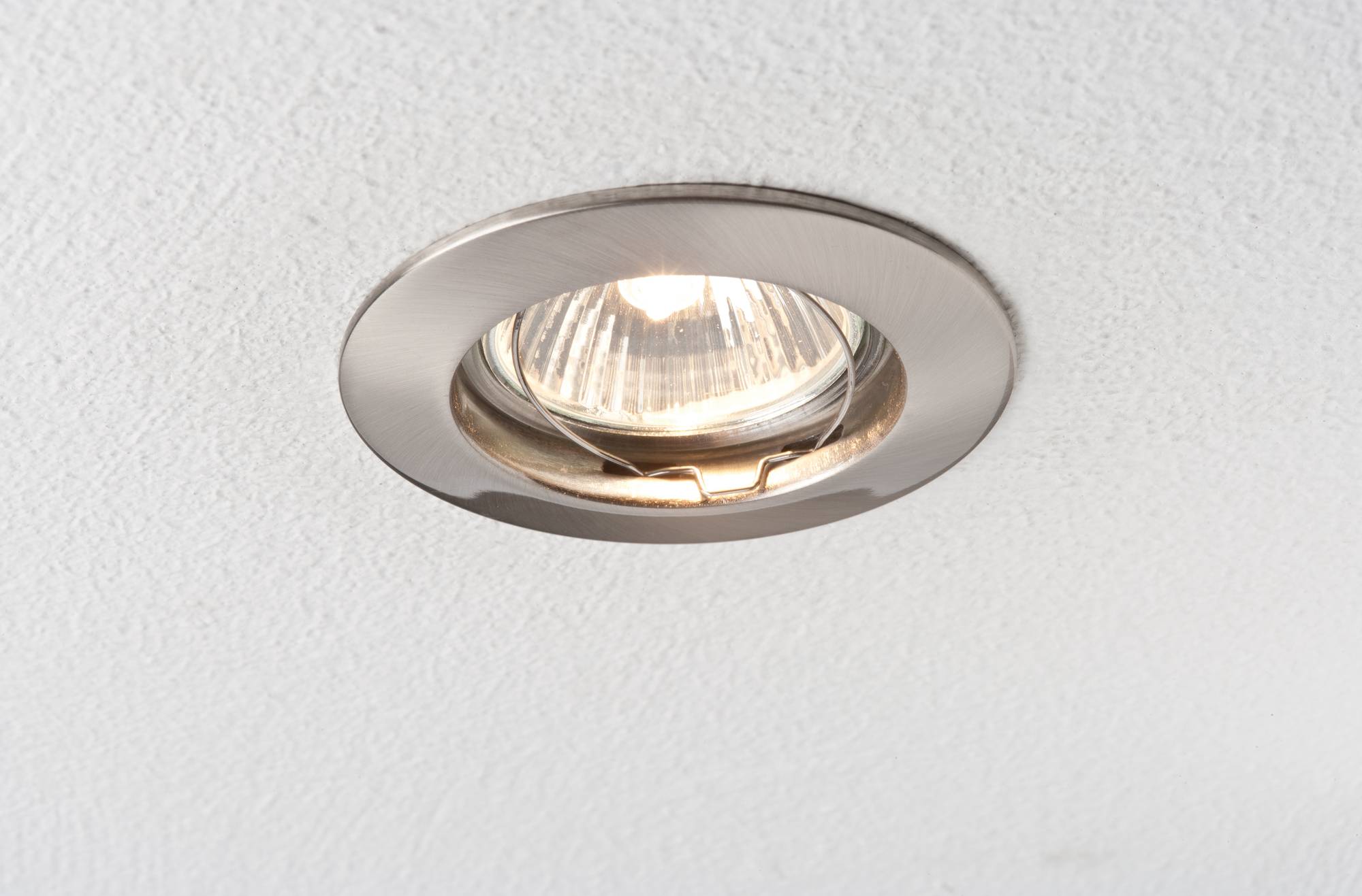 Paulmann Premium Line Bad-Einbauleuchte LED GU10 50 W IP44 Eisen (gebürstet)