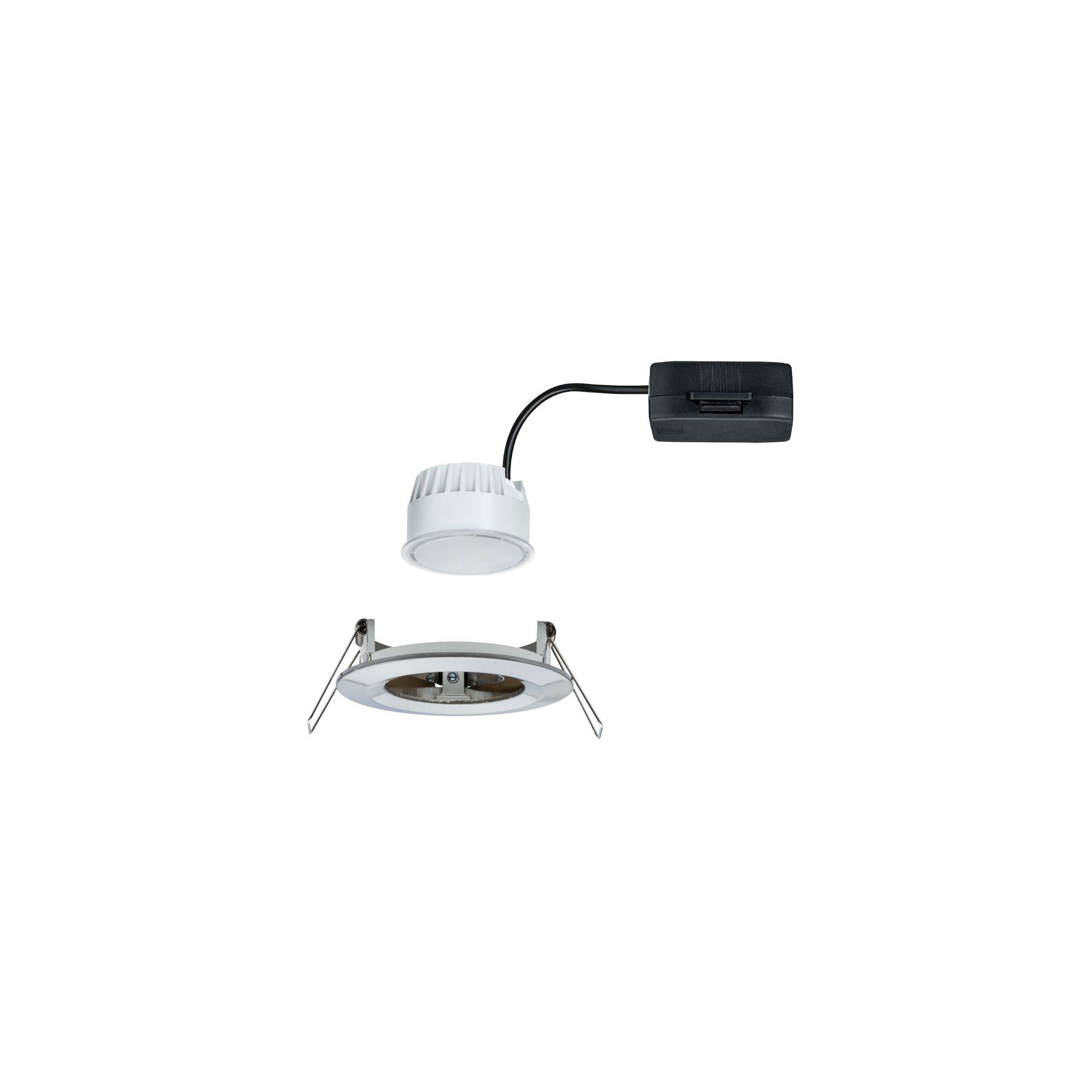 Paulmann Nova Bad-Einbauleuchte LED LED 6W IP44 Eisen (gebürstet)