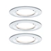 Paulmann Nova Bad-Einbauleuchte 3er Set LED LED 18W IP44 Chrom (glänzend) Paulmann Nova Bad-Einbauleuchte 3er Set LED LED 18W IP44 Chrom (glänzend)