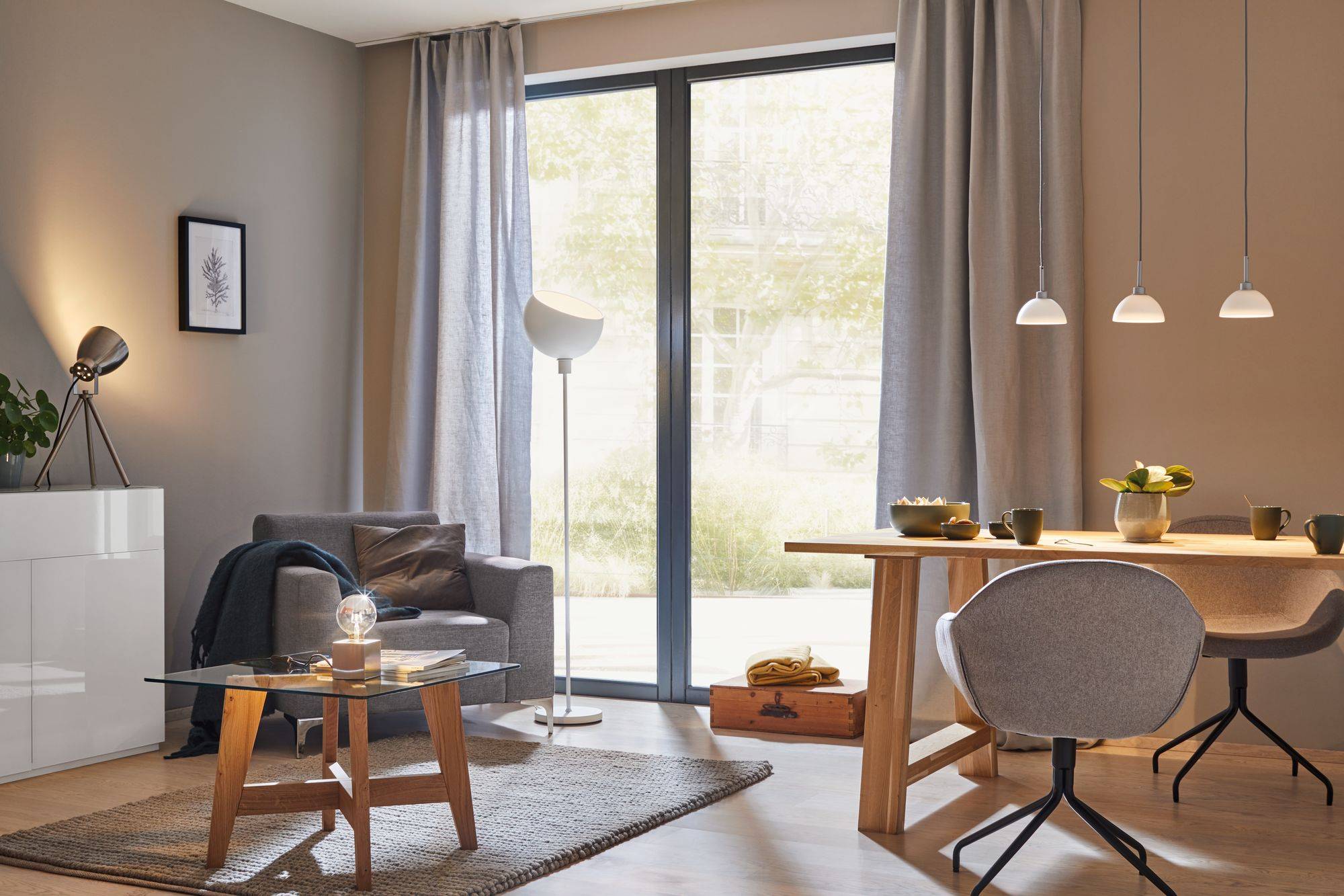 Paulmann Kura 79730 Tischlampe LED E27 20W Edelstahl (gebürstet)