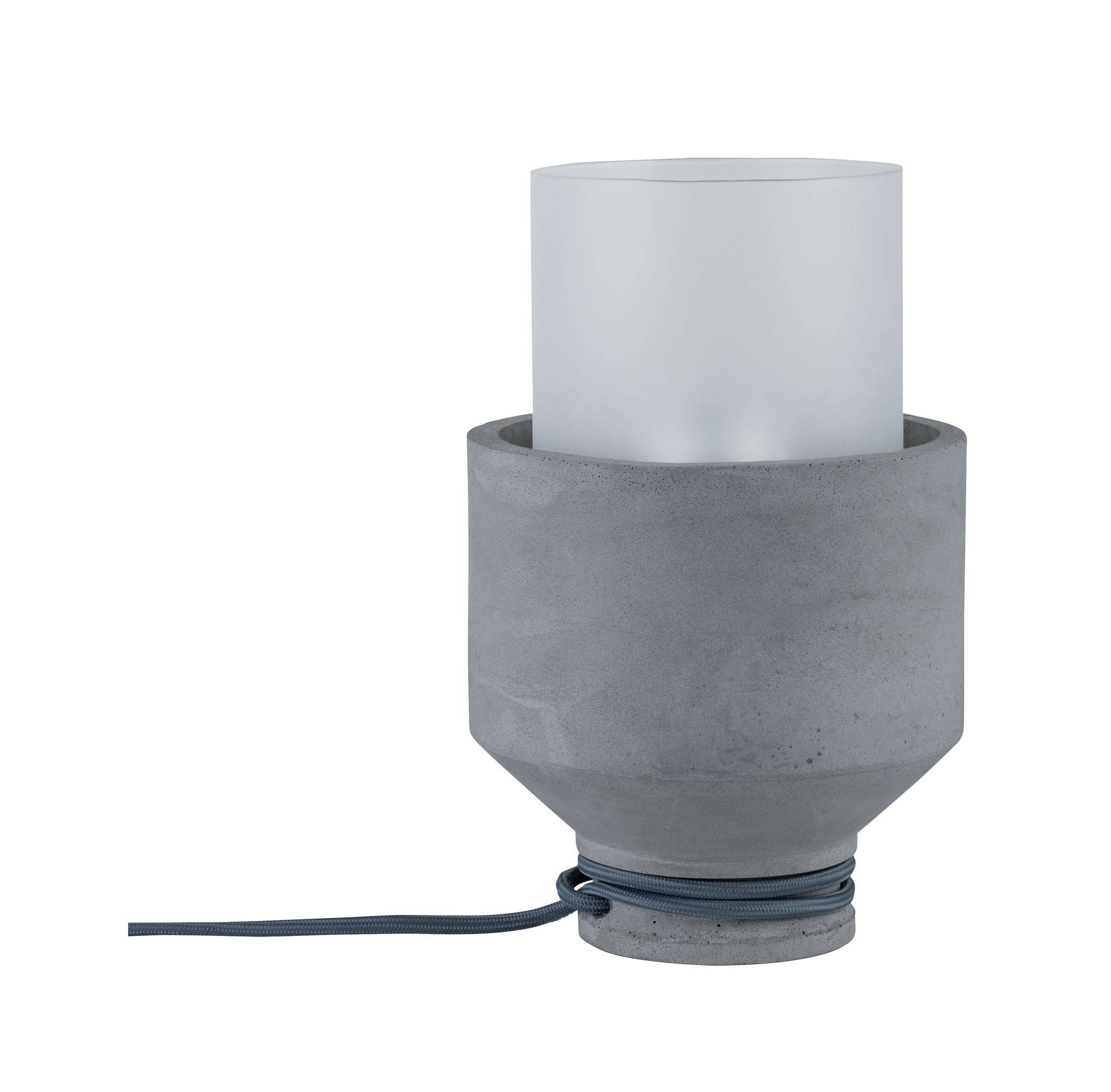 Paulmann Neordic Helin 79619 Tischlampe LED E27 20 W Beton-Grau, Satin