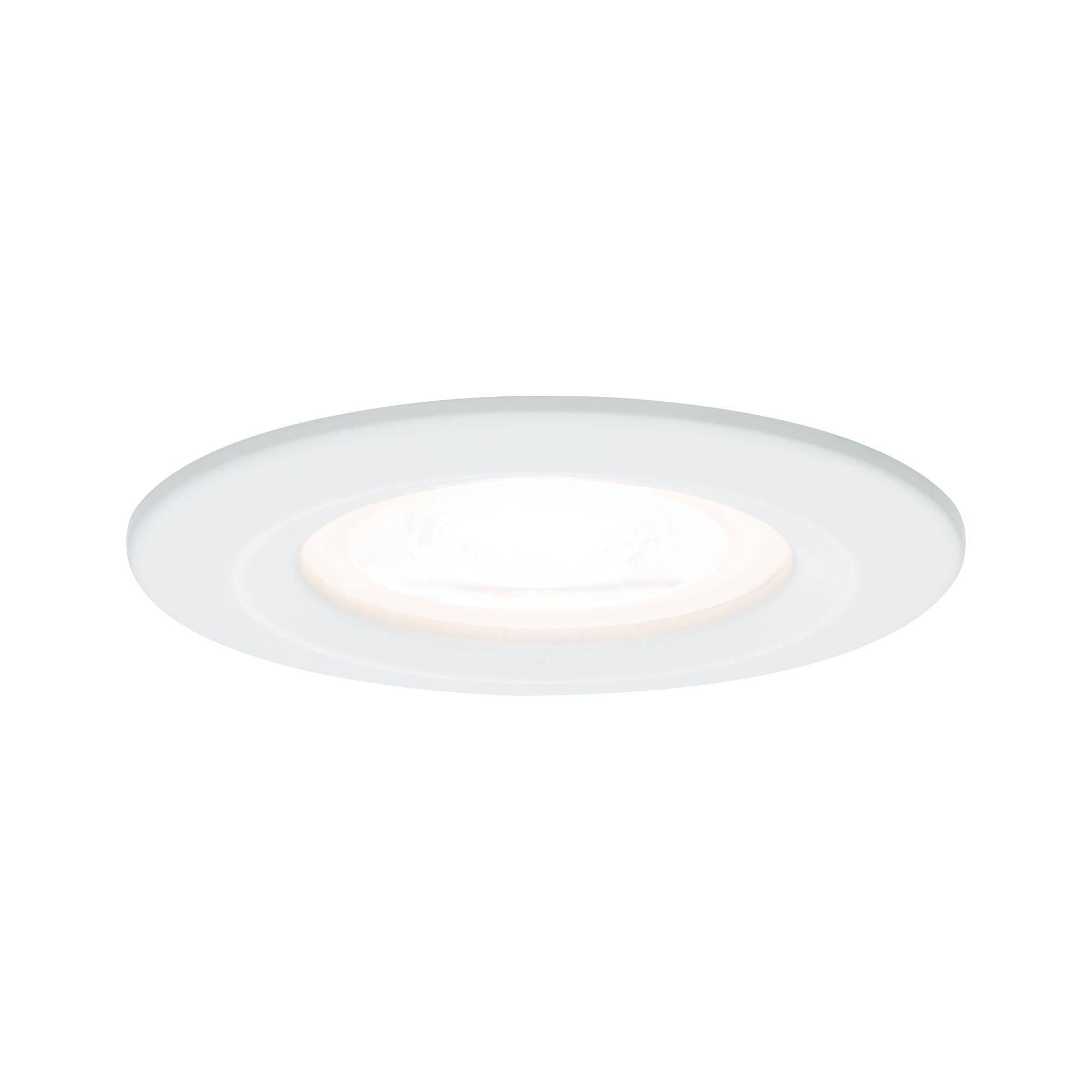 Paulmann Nova Bad-Einbauleuchte LED GU10 6.5W IP44 Weiß (matt)