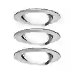 Paulmann 93465 Einbauleuchte 3er Set LED GU10 19.5W Metall (gebürstet) Paulmann 93465 Einbauleuchte 3er Set LED GU10 19.5W Metall (gebürstet)
