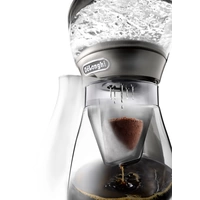 DeLonghi ICM17210 Clessidra Kaffeemaschine Glas, Silber-Grau Fassungsvermögen Tassen=10 DeLonghi ICM17210 Clessidra Kaffeemaschine Glas, Silber-Grau Fassungsvermögen Tassen=10