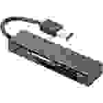 Ednet Externer Speicherkartenleser USB 3.2 Gen 1 (USB 3.0) Schwarz