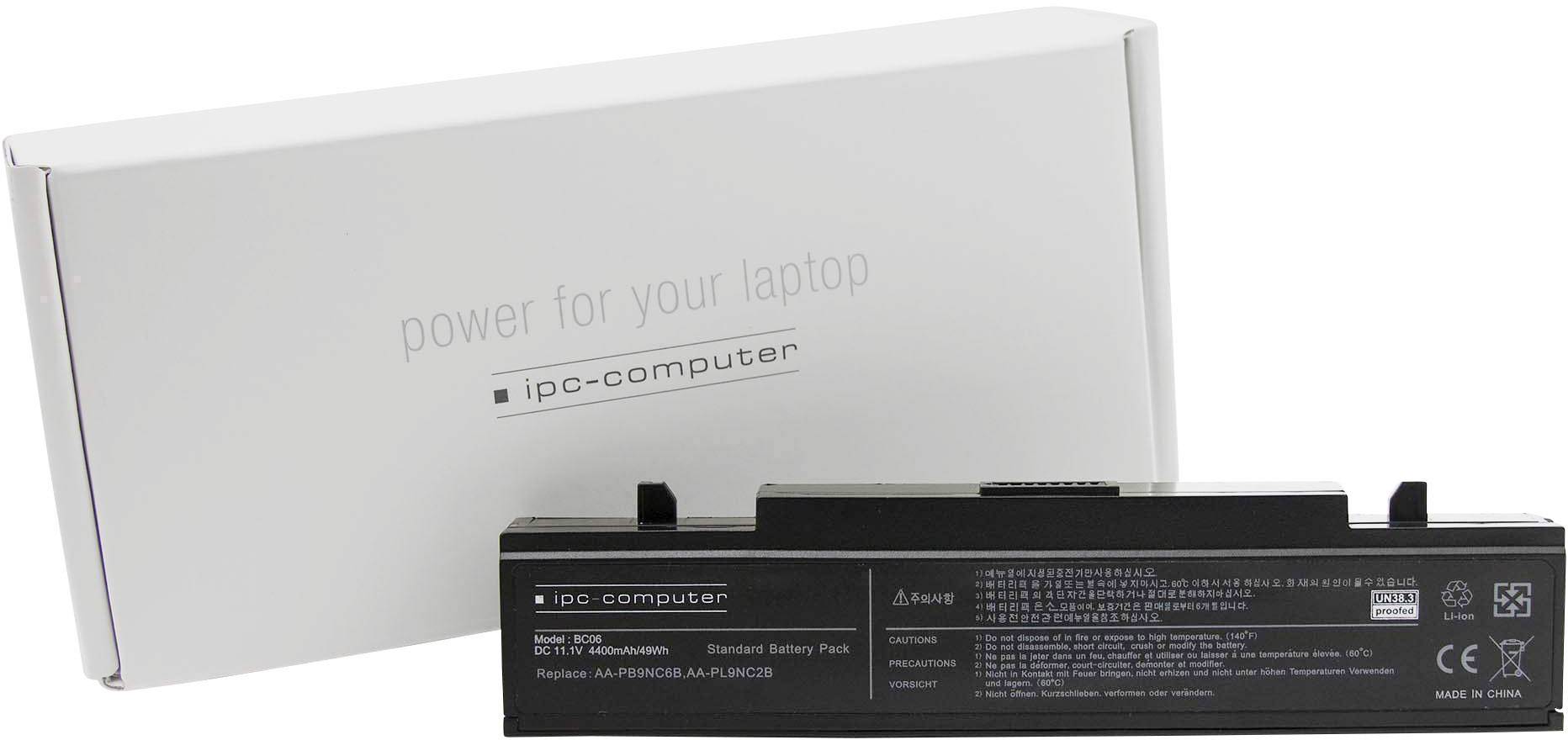 Ipc-computer Notebook-Akku BA43-00199A REPLACE 11.1V 4400 mAh Samsung