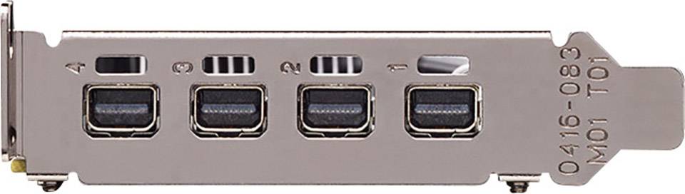 PNY Workstation-Grafikkarte Nvidia Quadro P620  2 GB GDDR5-RAM PCIe x16  Mini DisplayPort Low Profile