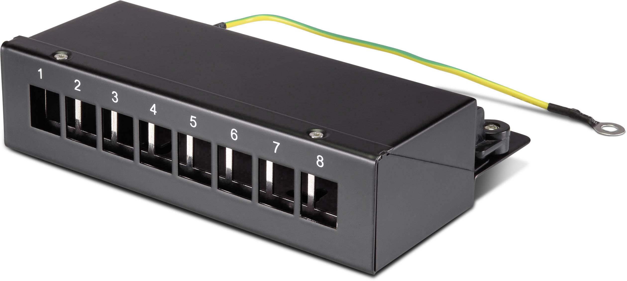 Renkforce KSV8 8 Port Netzwerk-Patchbox CAT 8.1 1 HE