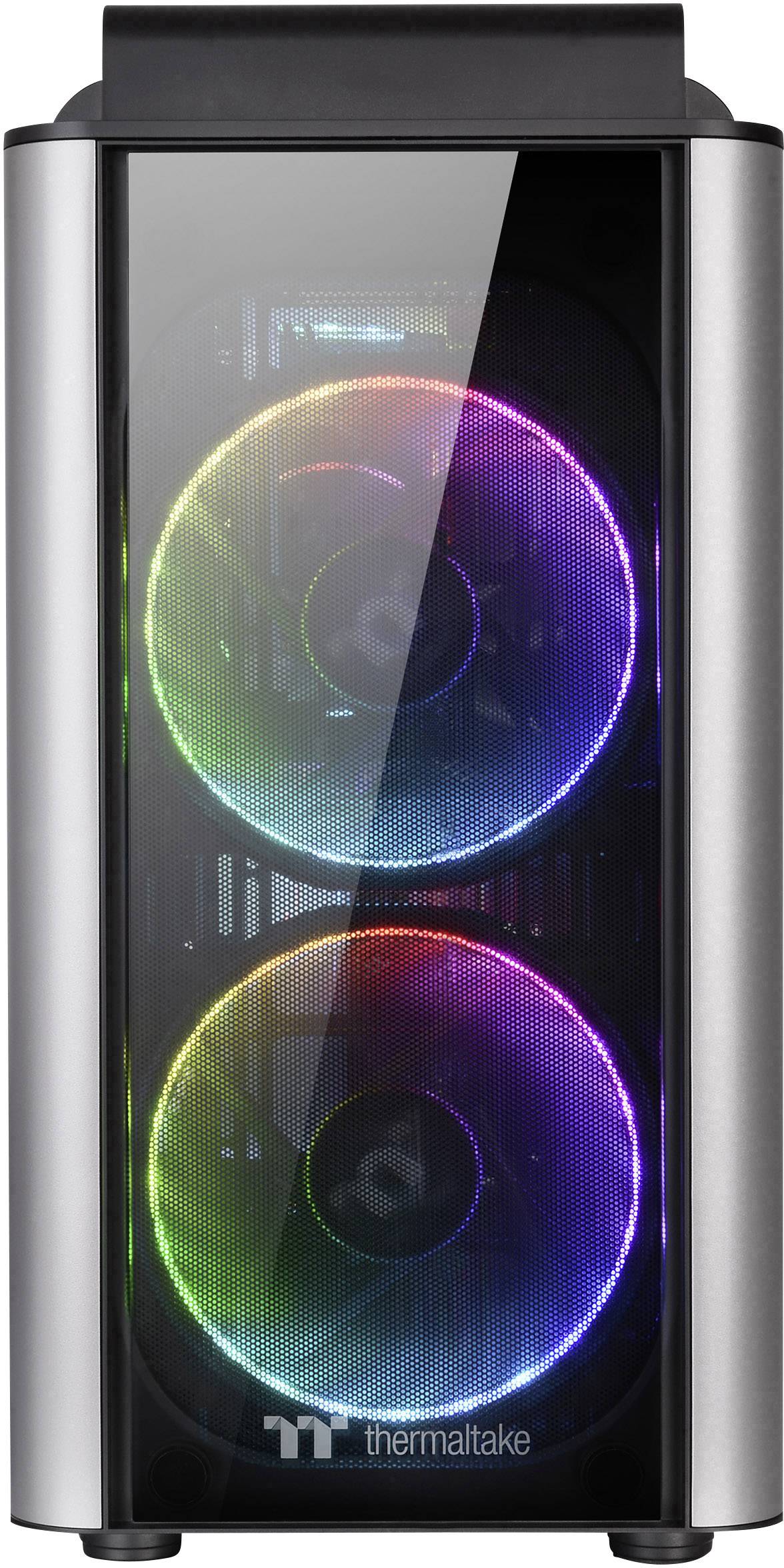 Thermaltake Level 20GT RGB Plus Full Tower PC-Gehäuse Schwarz 3 Vorinstallierte LED Lüfter, LCS Kompatibel, Seitenfenster