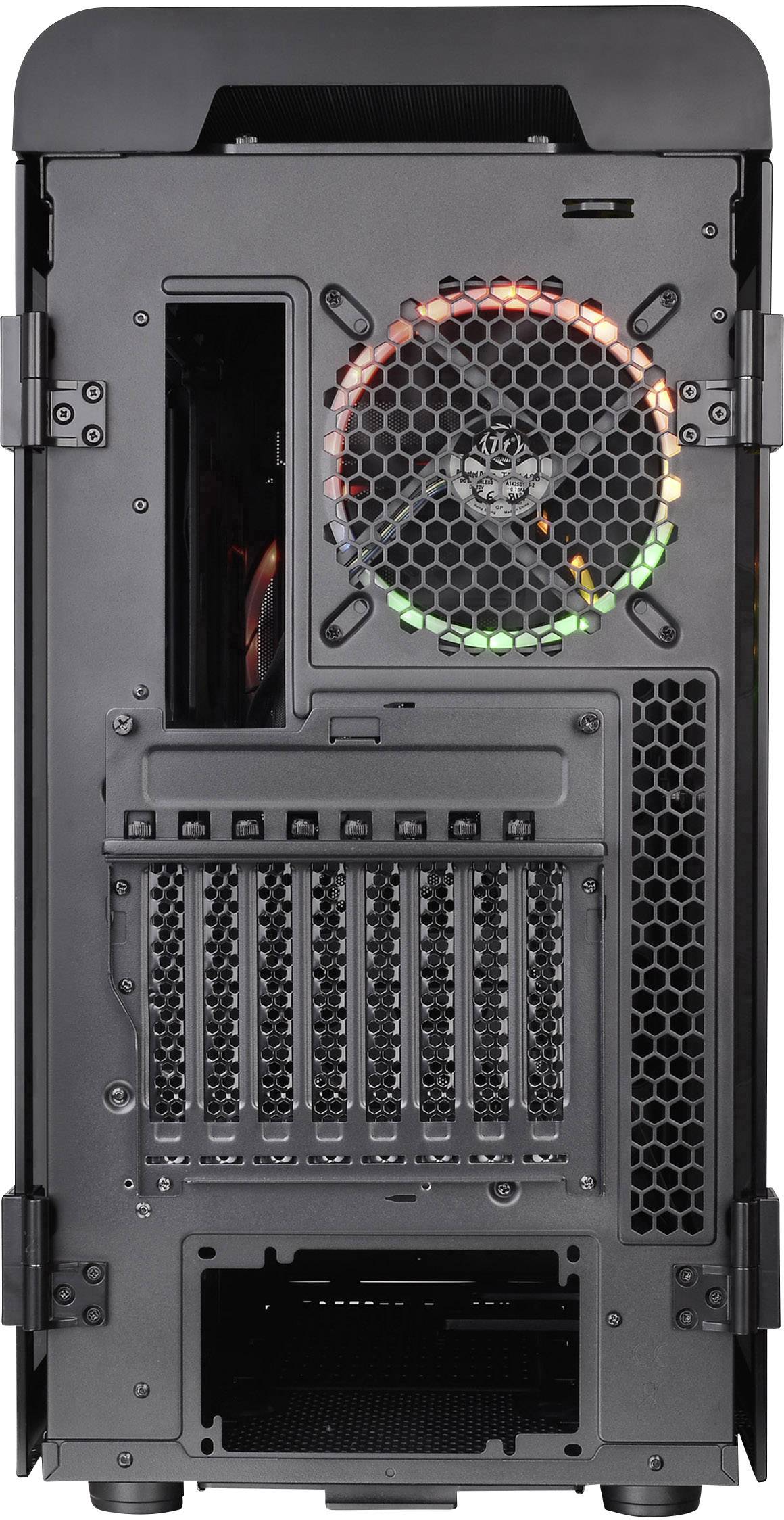 Thermaltake Level 20GT RGB Plus Full Tower PC-Gehäuse Schwarz 3 Vorinstallierte LED Lüfter, LCS Kompatibel, Seitenfenster