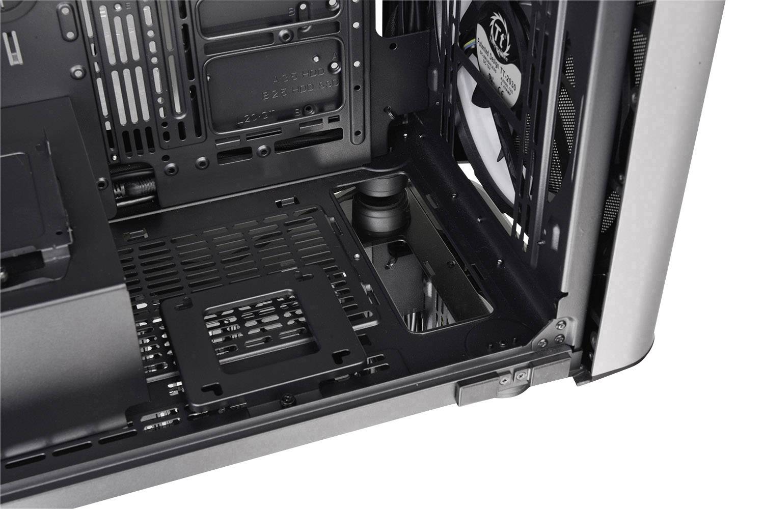 Thermaltake Level 20GT RGB Plus Full Tower PC-Gehäuse Schwarz 3 Vorinstallierte LED Lüfter, LCS Kompatibel, Seitenfenster