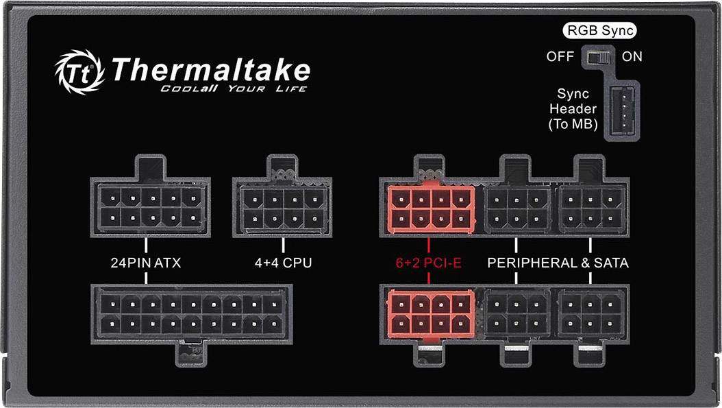 Thermaltake Toughpower Grand RGB Sync PC Netzteil 650 W ATX 80PLUS® Gold